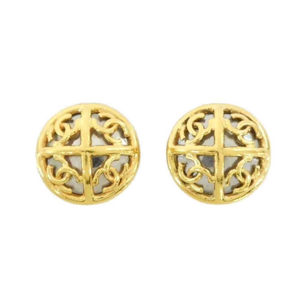 CHANEL Authentic Silver Earrings
